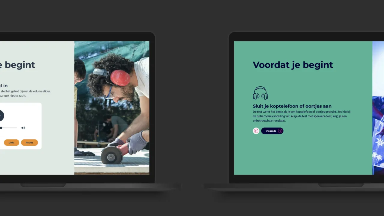 Two desktop designs